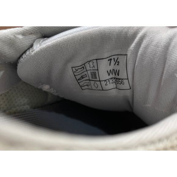 SAS Women's TMV Walking Shoes White Silver Leather Size 7.5 WW Lightly Worn - Picture 13 of 14